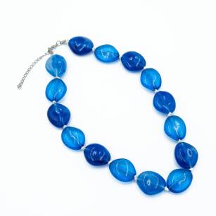 BLUE STRAPPED BEADS                                                                                           0610-1020