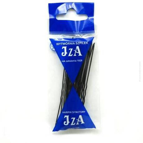 BLACK WAVED HAIRPINS 6,5 cm (20 PCS) B 265/20