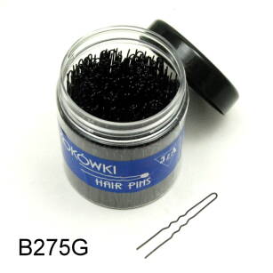 BLACK WAVED HAIRPINS 7,5 cm 500 g