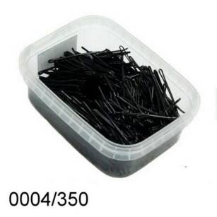 BLACK PLAIN HAIRGRIPS 4 cm 350 g