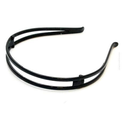 OPASKI DO WŁOSÓW CZARNE SKŁADANE 3 SZTUKI (0193-SK SA)