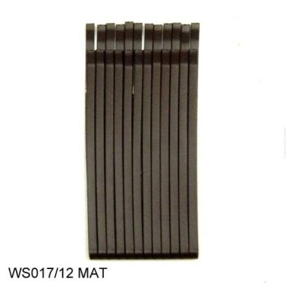 WSUWKA MOCNA PROSTA BRĄZ MAT 7 cm (12 SZTUK)                                                            WS017/12 MAT