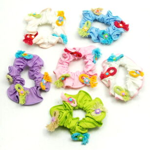 GUMKI OZDOBNE/SCRUNCHIE (6 SZTUK)                                                                    0176-49