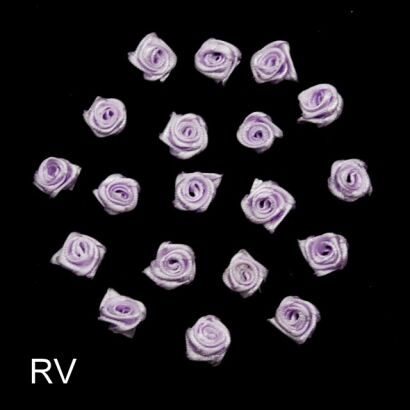 RÓŻYCZKI PASMANTERYJNE MAŁE FIOLETOWE 500 SZT (RV)