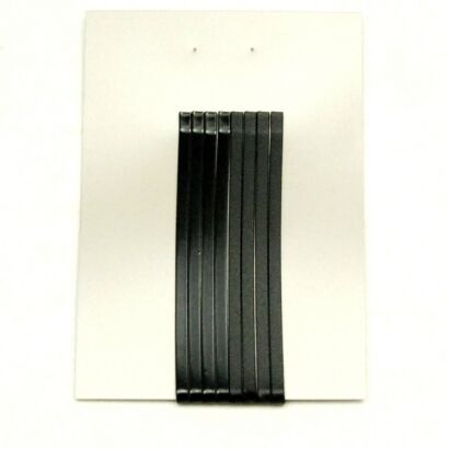 WSUWKA MOCNA PROSTA CZARNA MAT 7 cm (12 SZTUK)  WS007/12 MAT                                                                     WS007/12 MAT