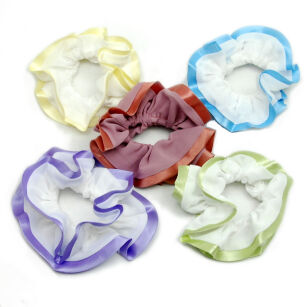 GUMKI OZDOBNE/SCRUNCHIE (6 SZT)                                                                    0176-26