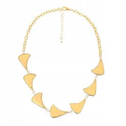 NASZYJNIK / ŁANCUSZEK Z TRÓJKĄTNYMI ELEMENTAMI                                 0614-1008 A