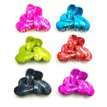 SZCZĘKI DO WŁOSÓW KOLOROWE (6 SZTUK)                                                                                           0233-18                                                                                          0233-18