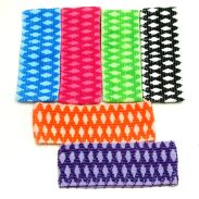 OPASKI NA GŁOWĘ ELASTYCZNE KOLOROWE 6 SZTUK 6 cm 0193-13 - 2