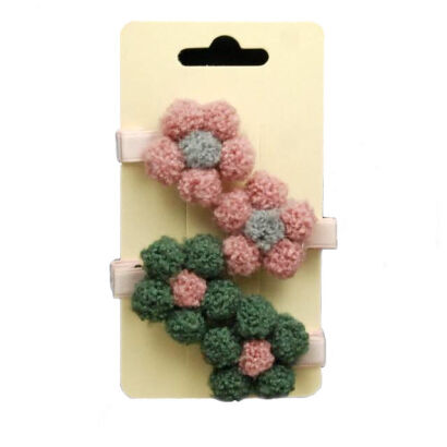 SPINKI DO WŁOSÓW DZIECIĘCE Z OZDOBAMI 4 SZTUKI (0005-7)