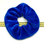 GUMKA DO WŁOSÓW WELUR  SCRUNCHIE MODRAK PRODUKT POLSKI 0103-MD - 2
