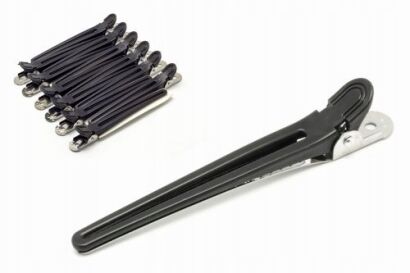 KLIPSY FRYZJERSKIE PLASTIKOWO-METALOWE KLPM/B/12)