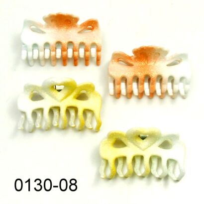 SZCZĘKI DO WŁOSÓW WELUR (4 SZT)130-08