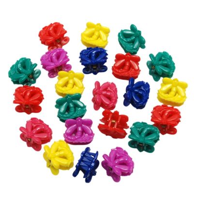 KRABIKI / SZCZĘKI DO WŁOSÓW KOLOROWE 60 SZTUK                                                                (0146-60 SAM3)