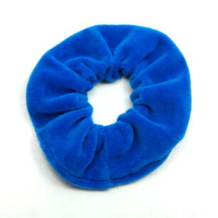 GUMKA WELUR/SCRUNCHIE NIEBIESKA PRODUKT POLSKI !                                                             0103-NB