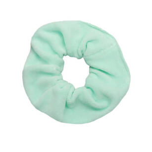 GUMKA/ SCRUNCHIE WELUR JASNA ZIELEŃ   PRODUKT POLSKI !                                                                                                   0103-JZ                                                   