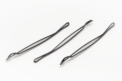 ZAPINKI/WSUWKI IZA DO WŁOSÓW CZARNE NA HACZYK (20 SZTUK) ZO/20