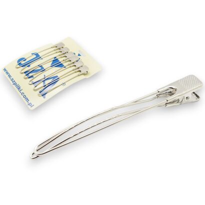 KLIPSY METALOWE DUŻE – KOMPLET 6 SZTUK                                             (30339/6)